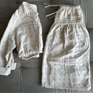 Zara Kids- girls set top and skirt size 8